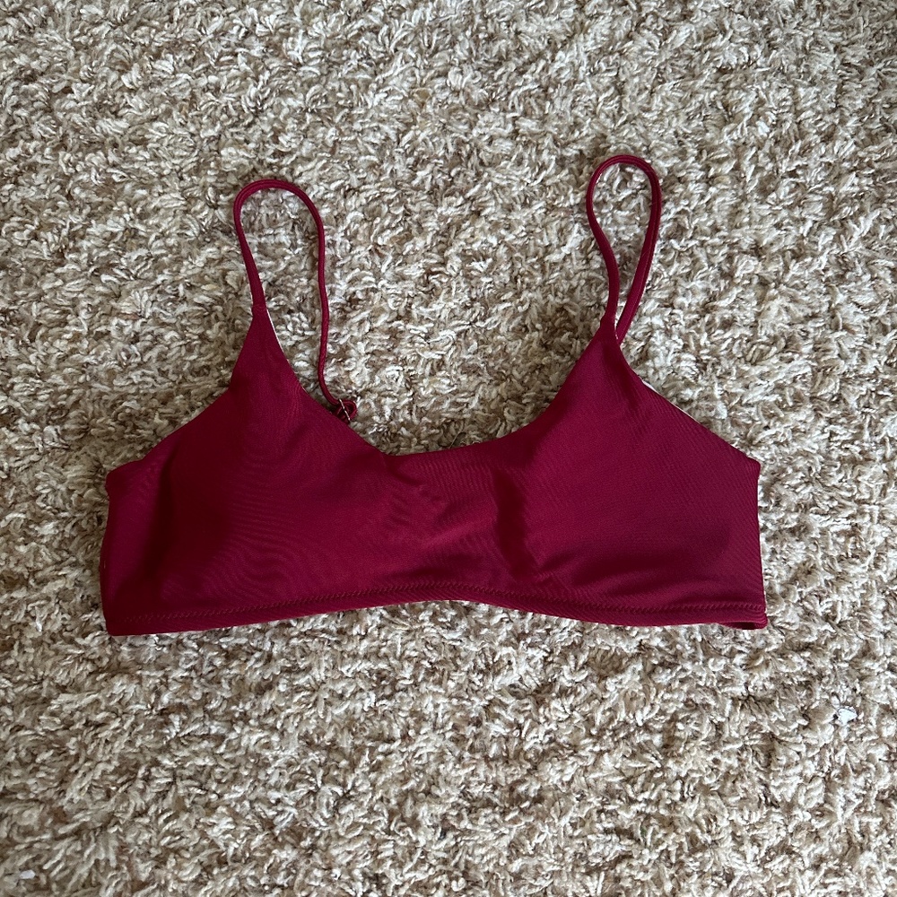 Red Shein bikini Top